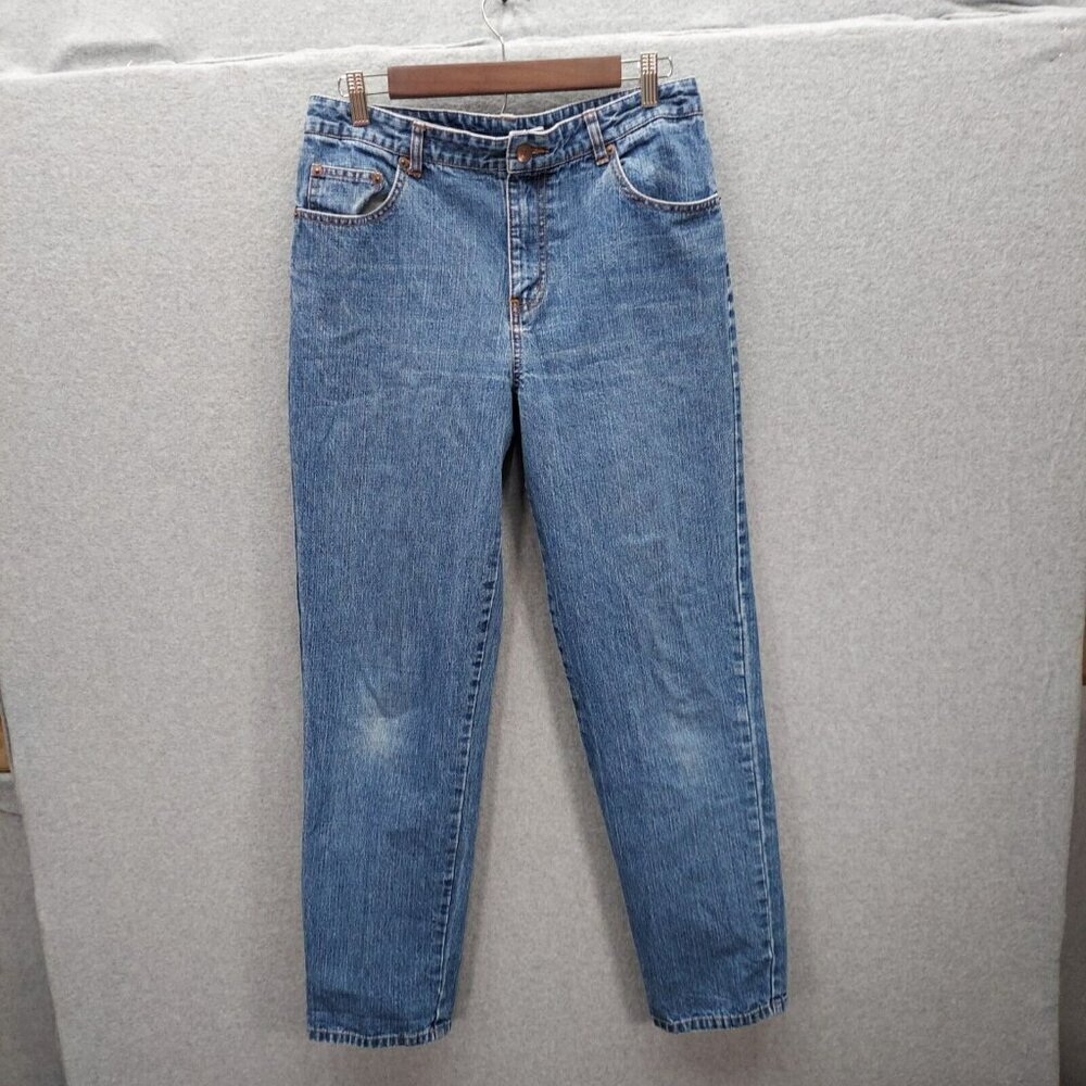 Vintage Bill Blass Jeans Women 10 High Rise‎ Mom Blue Med Wash Denim
